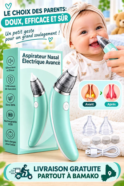 Aspirateur Nasal Électrique Avancé - Bébé Heureux